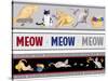 Meow, Meow, Meow Pattern-Andi Metz-Stretched Canvas