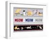 Meow, Meow, Meow Pattern-Andi Metz-Framed Art Print