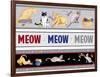 Meow, Meow, Meow Pattern-Andi Metz-Framed Art Print