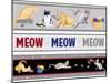 Meow, Meow, Meow Pattern-Andi Metz-Mounted Art Print