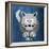 Meow The Cat-Design Turnpike-Framed Giclee Print