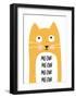 Meow-Ayse-Framed Art Print