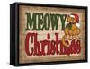 Meowy Christmas-Todd Williams-Framed Stretched Canvas