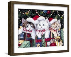 Meowy Christmas-Jenny Newland-Framed Giclee Print