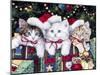 Meowy Christmas-Jenny Newland-Mounted Giclee Print