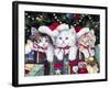 Meowy Christmas-Jenny Newland-Framed Giclee Print