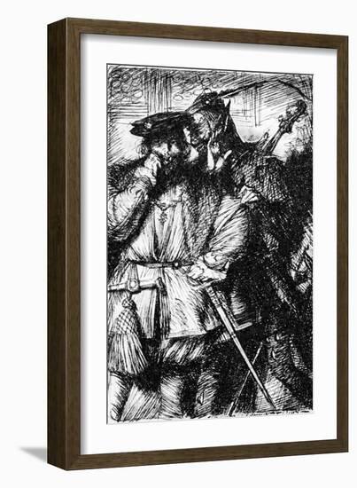 Mephistopheles and Faust, 1923-Edmund Joseph Sullivan-Framed Giclee Print