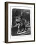 Mephistopheles and Faust Escaping after Valentine's Death-Eugene Delacroix-Framed Giclee Print