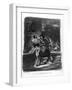 Mephistopheles and Faust Escaping after Valentine's Death-Eugene Delacroix-Framed Giclee Print