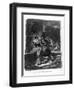 Mephistopheles and Faust Escaping after Valentine's Death-Eugene Delacroix-Framed Giclee Print