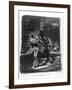 Mephistopheles and Faust Escaping after Valentine's Death-Eugene Delacroix-Framed Giclee Print