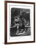 Mephistopheles and Faust Escaping after Valentine's Death-Eugene Delacroix-Framed Giclee Print