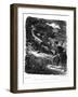 Mephistopheles and Faust on their Way to the Sabbath at Night for Faust by Goethe-Eugene Delacroix-Framed Giclee Print