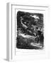 Mephistopheles and Faust on their Way to the Sabbath at Night for Faust by Goethe-Eugene Delacroix-Framed Giclee Print