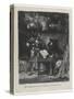 Méphistophélés apparaissant à Faust, 2ème état, 1827-Eugene Delacroix-Stretched Canvas