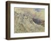 Mer De Glace, 1856 (W/C over Graphite with Gouache on Paper)-Henry Moore-Framed Premium Giclee Print