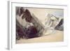 Mer De Glace, Chamonix, 1849-John Ruskin-Framed Giclee Print