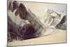 Mer De Glace, Chamonix, 1849-John Ruskin-Mounted Giclee Print