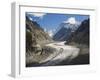 Mer De Glace Glacier, Mont Blanc Range, Chamonix, French Alps, France, Europe-Christian Kober-Framed Photographic Print