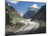 Mer De Glace Glacier, Mont Blanc Range, Chamonix, French Alps, France, Europe-Christian Kober-Mounted Photographic Print