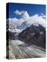 Mer De Glace Glacier, Mont Blanc Range, Chamonix, French Alps, France, Europe-Christian Kober-Stretched Canvas