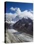 Mer De Glace Glacier, Mont Blanc Range, Chamonix, French Alps, France, Europe-Christian Kober-Stretched Canvas