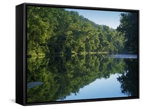 Meramec River, Bennett Spring State Park, Missouri, USA-Charles Gurche-Framed Stretched Canvas