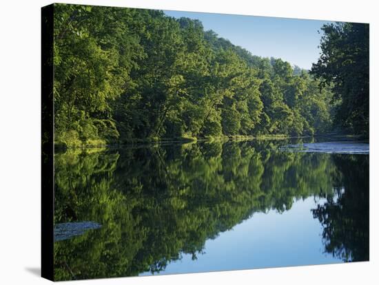 Meramec River, Bennett Spring State Park, Missouri, USA-Charles Gurche-Stretched Canvas