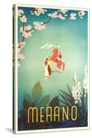 Merano, Italy Travel Poster-null-Stretched Canvas