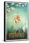 Merano, Italy Travel Poster-null-Framed Stretched Canvas