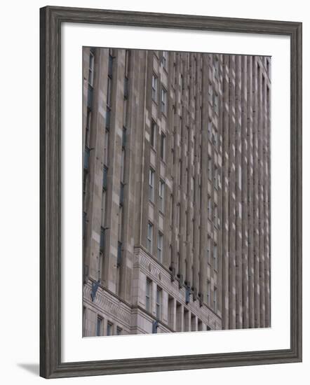 Mercantile Mart Building, the Second Largest Building in the United States, Chicago, Illinois, USA-Amanda Hall-Framed Photographic Print