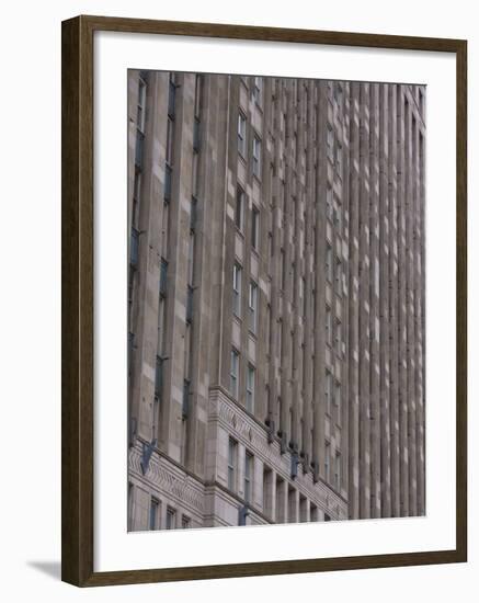 Mercantile Mart Building, the Second Largest Building in the United States, Chicago, Illinois, USA-Amanda Hall-Framed Photographic Print