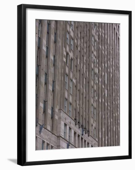 Mercantile Mart Building, the Second Largest Building in the United States, Chicago, Illinois, USA-Amanda Hall-Framed Photographic Print