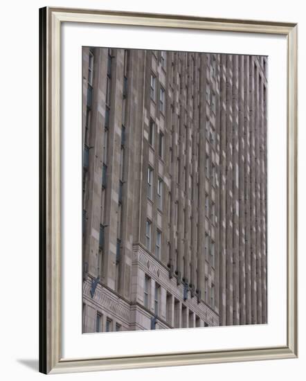 Mercantile Mart Building, the Second Largest Building in the United States, Chicago, Illinois, USA-Amanda Hall-Framed Photographic Print