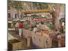 Mercato Provenzale-Guido Borelli-Mounted Giclee Print