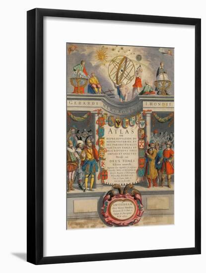 Mercator's Atlas, 1633-Science Source-Framed Giclee Print