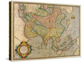 Mercator's Map of Asia-Science Source-Stretched Canvas