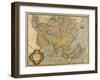 Mercator's Map of Asia-Science Source-Framed Giclee Print