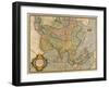 Mercator's Map of Asia-Science Source-Framed Giclee Print