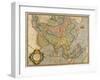 Mercator's Map of Asia-Science Source-Framed Giclee Print