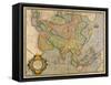 Mercator's Map of Asia-Science Source-Framed Stretched Canvas