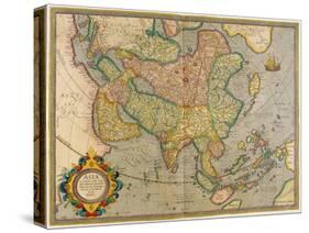 Mercator's Map of Asia-Science Source-Stretched Canvas