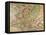 Mercator's Map of Europe-Science Source-Framed Stretched Canvas