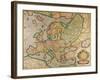 Mercator's Map of Europe-Science Source-Framed Giclee Print