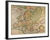 Mercator's Map of Europe-Science Source-Framed Giclee Print