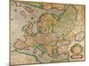 Mercator's Map of Europe-Science Source-Mounted Giclee Print