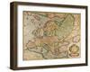 Mercator's Map of Europe-Science Source-Framed Giclee Print