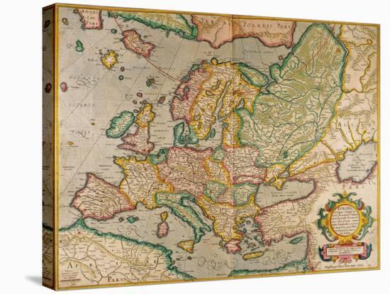 Mercator's Map of Europe-Science Source-Stretched Canvas