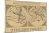 Mercator's World Map, 1524-Gerardus Mercator-Mounted Art Print