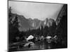Merced River and Cathedral Rocks-null-Mounted Photographic Print